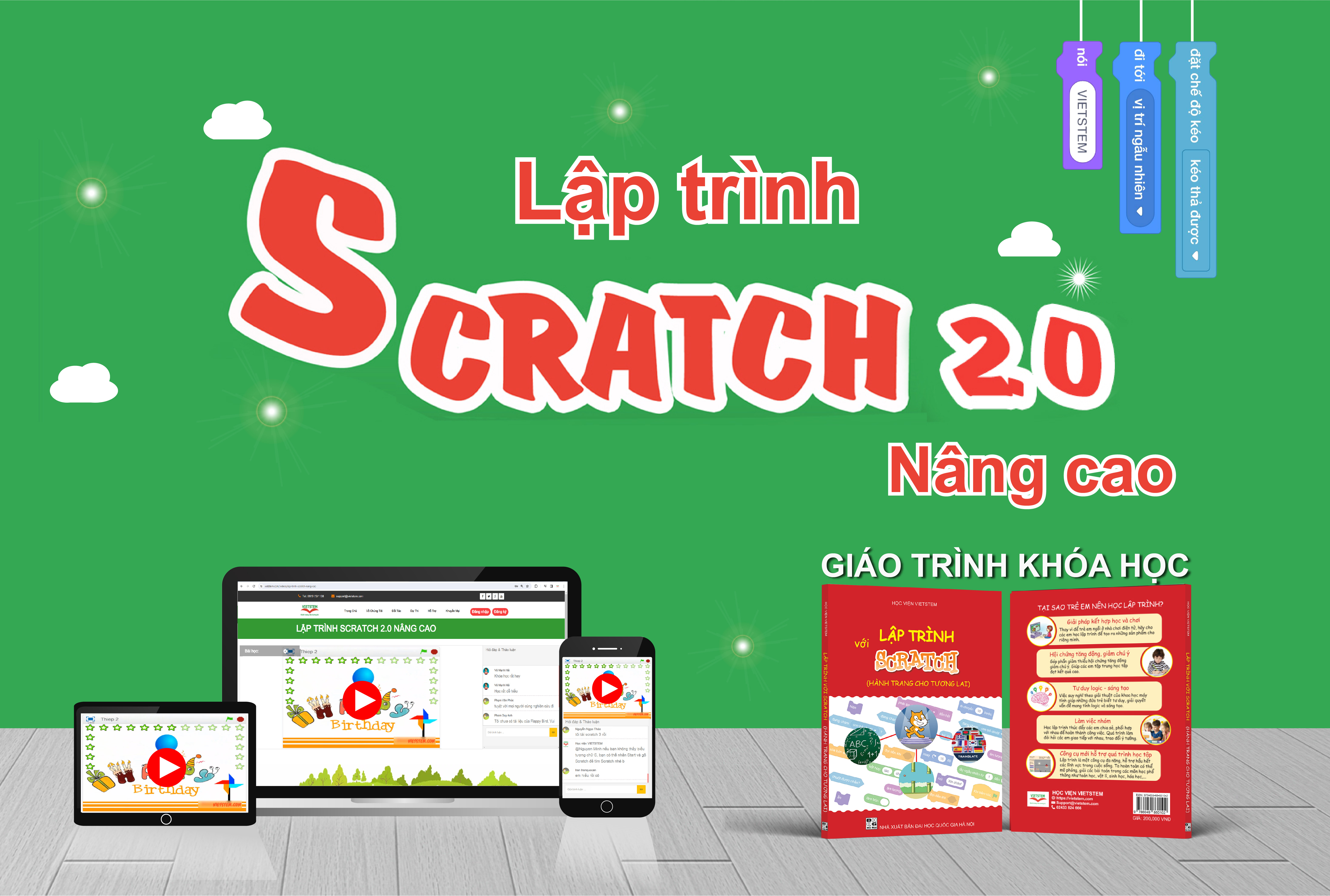 Lập trình Scratch 2.0 Nâng Cao