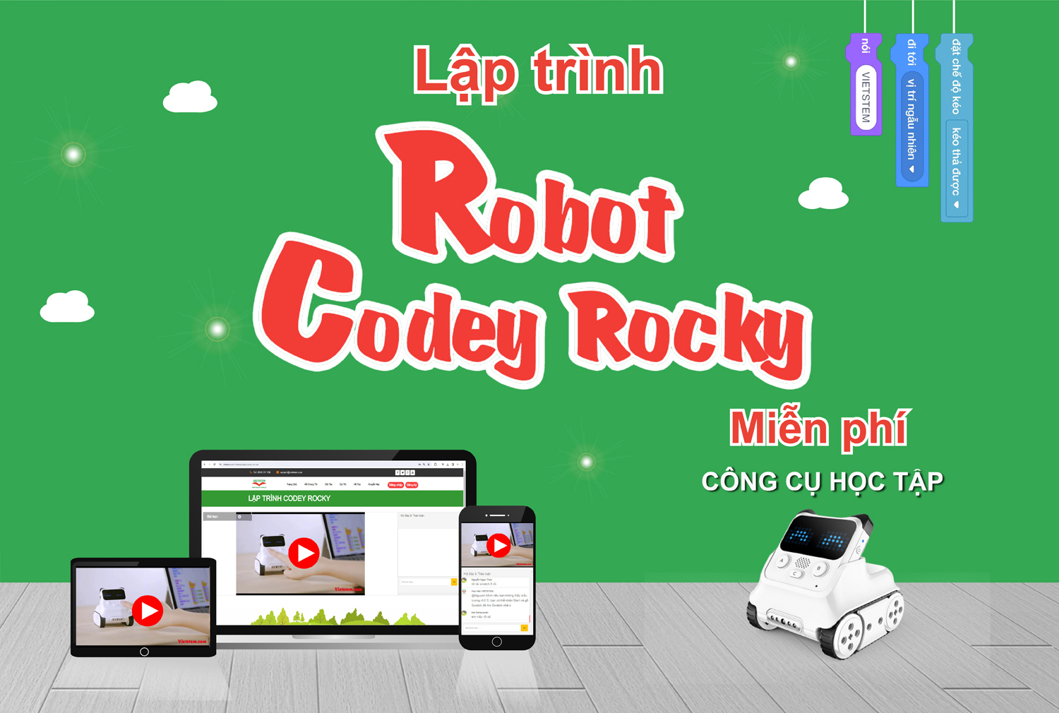 Lập trình Codey Rocky Miễn phí