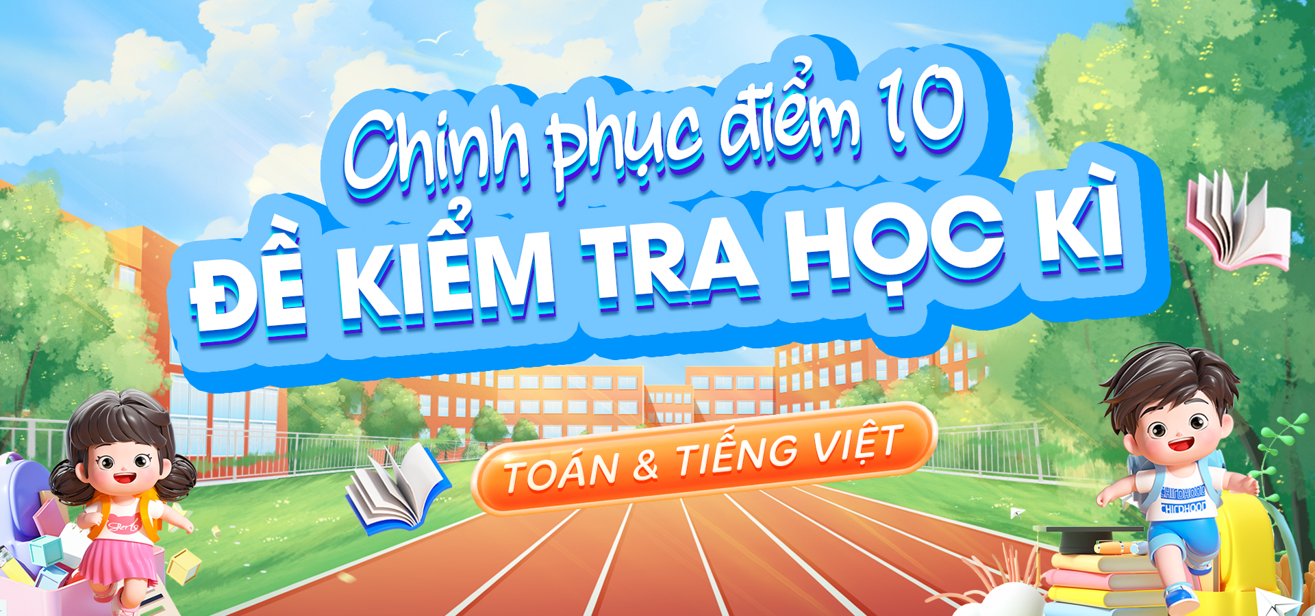 <h2>Lời mở đầu</h2>
K&iacute;nh ch&agrave;o qu&yacute; phụ huynh v&agrave; c&aacute;c em học sinh th&acirc;n mến,<br />
<br />
Mặc d&ugrave; c&oacute; nhiều quan điểm kh&aacute;c nhau nhưng <strong>"điểm số thực chất"</strong> vẫn đ&oacute;ng vai tr&ograve; l&agrave; một thước đo quan trọng trong qu&aacute; tr&igrave;nh học tập, tạo động lực cho cả học sinh v&agrave; phụ huynh.<br />
<br />
Đối với học sinh, điểm số l&agrave; những mục ti&ecirc;u cụ thể, dễ đo lường, gi&uacute;p c&aacute;c em định hướng v&agrave; phấn đấu kh&ocirc;ng ngừng. Th&agrave;nh t&iacute;ch cao kh&ocirc;ng chỉ mang lại niềm vui, sự tự h&agrave;o m&agrave; c&ograve;n l&agrave; động lực để c&aacute;c em chinh phục những thử th&aacute;ch mới, r&egrave;n luyện t&iacute;nh ki&ecirc;n tr&igrave; v&agrave; l&ograve;ng quyết t&acirc;m.<br />
<br />
Với phụ huynh, điểm số l&agrave; một "cầu nối" quan trọng để hiểu r&otilde; hơn về qu&aacute; tr&igrave;nh học tập của con em m&igrave;nh. Nhờ đ&oacute;, c&aacute;c bậc phụ huynh c&oacute; thể kịp thời hỗ trợ, định hướng, gi&uacute;p con ph&aacute;t huy tối đa khả năng v&agrave; đạt được những th&agrave;nh t&iacute;ch tốt nhất.<br />
<br />
Hiện nay đ&atilde; c&oacute; những thay đổi t&iacute;ch cực trong c&aacute;c k&igrave; thi quan trọng, kiến thức trong b&agrave;i thi b&aacute;m s&aacute;t kiến thức được học tr&ecirc;n trường lớp, đ&atilde; kh&ocirc;ng c&ograve;n t&igrave;nh trạng thi "đ&aacute;nh đố" học sinh. <strong>Việc nắm vững kiến thức để đảm bảo đạt kết quả cao trong c&aacute;c k&igrave; kiểm tra học k&igrave; ở c&aacute;c cấp học</strong> sẽ l&agrave; nền tảng vững chắc để học sinh tự tin bước v&agrave;o c&aacute;c k&igrave; thi quan trọng hơn, mở ra nhiều cơ hội trong tương lai.<br />
<br />
Bộ s&aacute;ch <span style="color:#3498db"><strong>"Chinh phục điểm 10 đề kiểm tra học k&igrave;"</strong></span> do Học viện VIETSTEM bi&ecirc;n soạn d&agrave;nh cho học sinh từ lớp 1 đến lớp 12. Bộ s&aacute;ch n&agrave;y ra đời tập trung giải quyết một vấn đề m&agrave; hầu hết c&aacute;c phụ huynh đều quan t&acirc;m:<strong> "L&agrave;m thế n&agrave;o để gi&uacute;p con nắm chắc kiến thức, đạt kết quả cao trong c&aacute;c b&agrave;i kiểm tra học k&igrave; cũng như th&agrave;nh t&iacute;ch của cả năm học?"</strong>

<h2><strong>Nội dung cuốn s&aacute;ch</strong></h2>
<br />
<span style="color:#3498db"><strong>"Chinh phục điểm 10 đề kiểm tra học k&igrave;" </strong></span>được thiết kế c&ocirc;ng phu v&agrave; s&aacute;ng tạo khiến n&oacute; trở th&agrave;nh hơn cả một cuốn s&aacute;ch. Ngo&agrave;i việc cung cấp kiến thức v&agrave; phương ph&aacute;p l&agrave;m b&agrave;i độc đ&aacute;o, đối với c&aacute;c nội dung đặc biệt, s&aacute;ch c&ograve;n t&iacute;ch hợp m&atilde; QR cho ph&eacute;p học sinh học qua video v&agrave; t&agrave;i liệu trực quan một c&aacute;ch r&otilde; r&agrave;ng v&agrave; sinh động. Nội dung của s&aacute;ch được chia th&agrave;nh bốn phần tương ứng với b&agrave;i kiểm tra giữa v&agrave; cuối học k&igrave; 1, học k&igrave; 2, mỗi phần gồm 3 nội dung ch&iacute;nh:

<h3><strong>1. Mẫu đề kiểm tra: </strong></h3>
Phần n&agrave;y tr&igrave;nh b&agrave;y một b&agrave;i kiểm tra ho&agrave;n chỉnh, m&ocirc; tả tổng quan về đề kiểm tra, c&aacute;ch kiểm tra v&agrave; đ&aacute;nh gi&aacute; cho điểm. Điều n&agrave;y gi&uacute;p c&aacute;c em hiểu r&otilde; hơn về cấu tr&uacute;c đề kiểm tra v&agrave; những ti&ecirc;u ch&iacute; đ&aacute;nh gi&aacute;.

<h3><strong>2. C&aacute;c dạng b&agrave;i trong đề kiểm tra:</strong></h3>
Phần n&agrave;y m&ocirc; tả chi tiết v&agrave; hướng dẫn c&aacute;c em c&aacute;ch l&agrave;m c&aacute;c dạng b&agrave;i xuất hiện trong đề kiểm tra, qua đ&oacute; gi&uacute;p c&aacute;c em nắm vững kiến thức v&agrave; kĩ năng l&agrave;m b&agrave;i. Mỗi dạng b&agrave;i gồm 4 mục ch&iacute;nh như sau:

<ul>
	<li><strong>M&ocirc; tả dạng b&agrave;i: </strong>Tr&igrave;nh b&agrave;y c&acirc;u hỏi thuộc dạng b&agrave;i đang m&ocirc; tả.</li>
	<li><strong>Lưu &yacute; v&agrave; c&aacute;ch l&agrave;m:</strong> Tr&igrave;nh b&agrave;y kiến thức v&agrave; hướng dẫn l&agrave;m dạng b&agrave;i bằng phương ph&aacute;p s&aacute;ng tạo, độc đ&aacute;o v&agrave; l&iacute; th&uacute;.</li>
	<li><strong>Luyện tập l&iacute; th&uacute;: </strong>Cung cấp c&aacute;c b&agrave;i tập được tr&igrave;nh b&agrave;y một c&aacute;ch sinh động, gi&uacute;p c&aacute;c em luyện tập v&agrave; h&igrave;nh th&agrave;nh kĩ năng l&agrave;m b&agrave;i một c&aacute;ch hứng th&uacute; hơn.</li>
	<li><strong>Luyện tập kiểm tra:</strong> Cung cấp c&aacute;c b&agrave;i tập được tr&igrave;nh b&agrave;y giống trong đề kiểm tra, gi&uacute;p c&aacute;c em luyện tập v&agrave; r&egrave;n luyện kĩ năng l&agrave;m b&agrave;i nhanh v&agrave; ch&iacute;nh x&aacute;c.</li>
</ul>

<h3><strong>3. Đề kiểm tra tổng hợp:</strong></h3>
Phần n&agrave;y gi&uacute;p c&aacute;c em &ocirc;n luyện v&agrave; l&agrave;m quen với c&aacute;c đề kiểm tra s&aacute;t với thực tế, từ đ&oacute; n&acirc;ng cao khả năng l&agrave;m b&agrave;i v&agrave; tự tin bước v&agrave;o k&igrave; kiểm tra.<br />
<br />
Ch&uacute;ng t&ocirc;i tin tưởng rằng, với sự chăm chỉ v&agrave; nỗ lực của c&aacute;c em c&ugrave;ng sự hỗ trợ đắc lực từ cuốn s&aacute;ch n&agrave;y, c&aacute;c em sẽ tự tin bước v&agrave;o c&aacute;c k&igrave; thi v&agrave; đạt được kết quả cao nhất. Ch&uacute;c c&aacute;c em học tập tốt v&agrave; đạt nhiều th&agrave;nh c&ocirc;ng!<br />
Học viện VIETSTEM